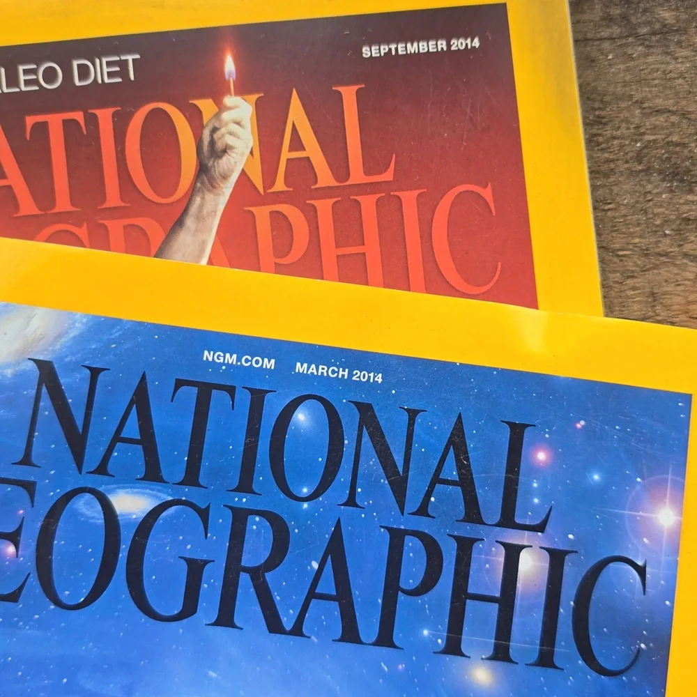 2014 National Geographic Magazine lot of 2 Black Holes Romes Bad Boy Nero JJ art - Picture 2 of 8
